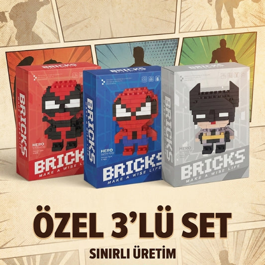 SüperKahramanlar 3’lü Set