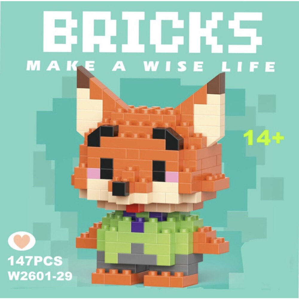 Zootopia Nick Wilde Bricks